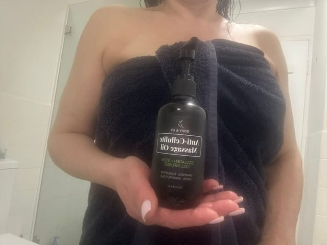 Customer photo review of Body For Us Anti-Cellulite Massage Oil