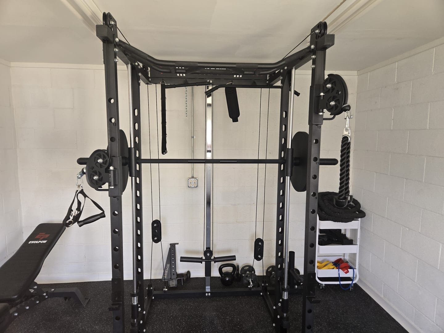 Customer photo review of EVOLPOW M2D Brute All-in-One Smith Machine Home Gym