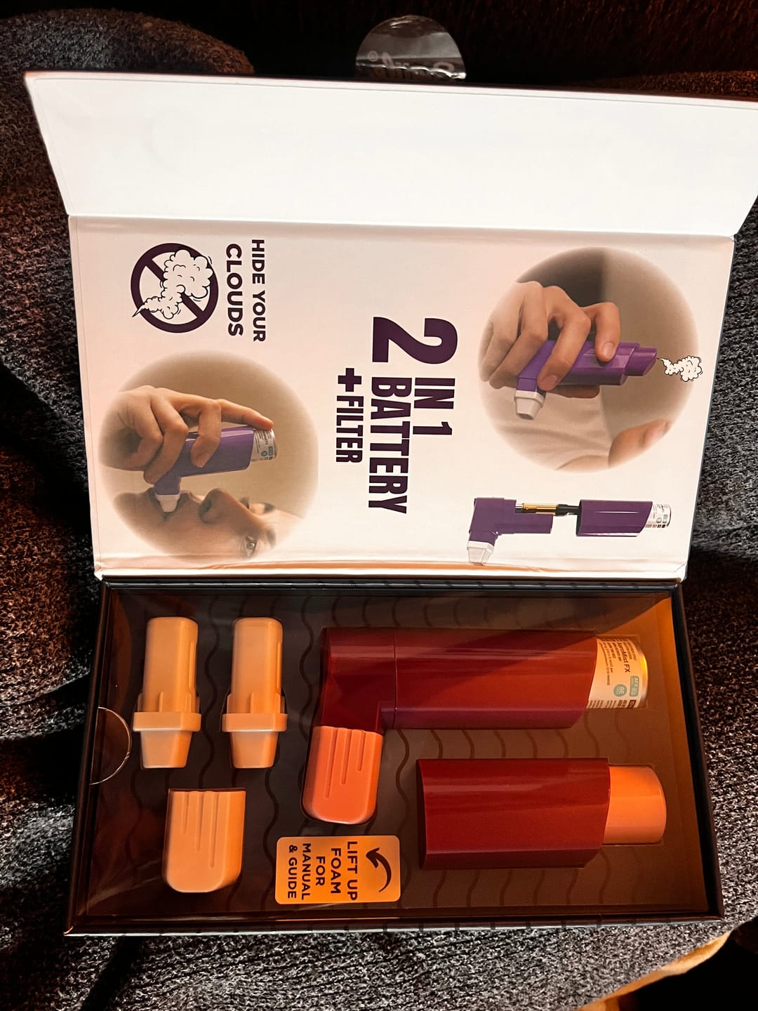 Customer photo review of Inhaler 510 Cart Battery + Cloud Filters