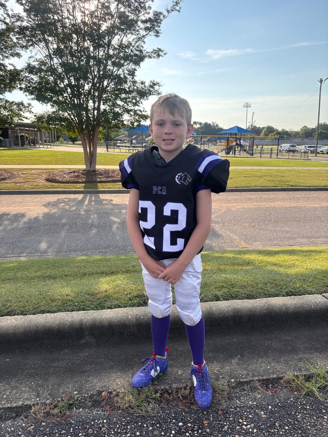 Customer photo review of Classic 'The Joker' Football Cleats - Quantum Speed by Phenom Elite