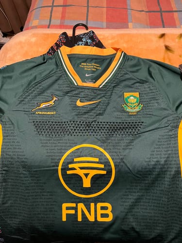 Customer photo review of Springboks Nike Men's 2026 RGR Authentic Jersey