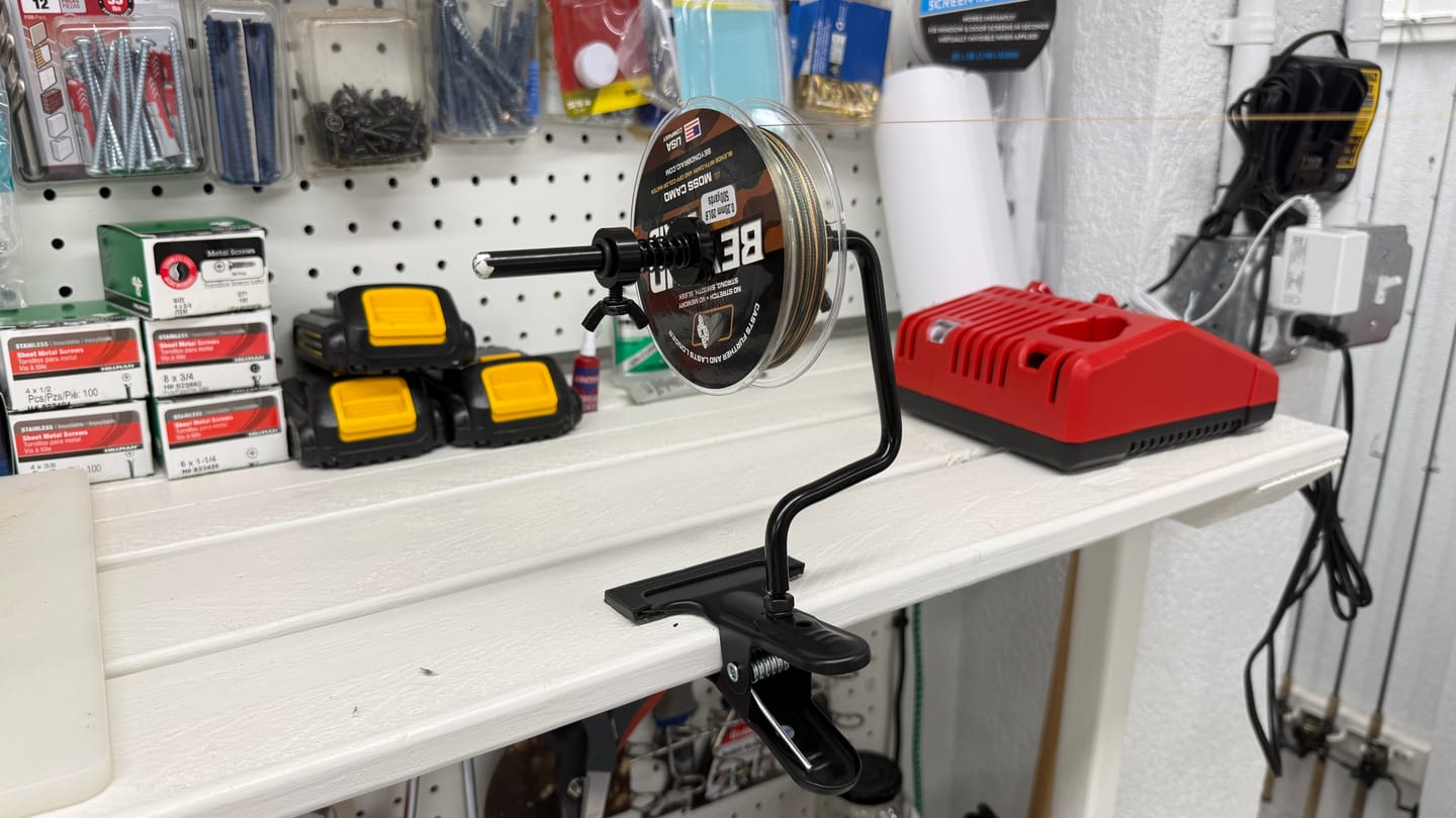 Customer photo review of Beyond Braid EZ Fishing Line Spooler