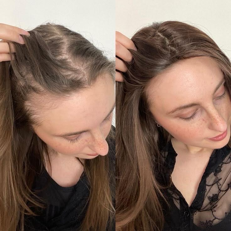 Customer photo review of Savon Capillaire Anti-Chute & Densité