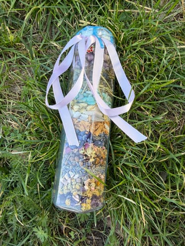 Customer photo review of Kikicrystal Custom Crystal Spell Jar ✨
