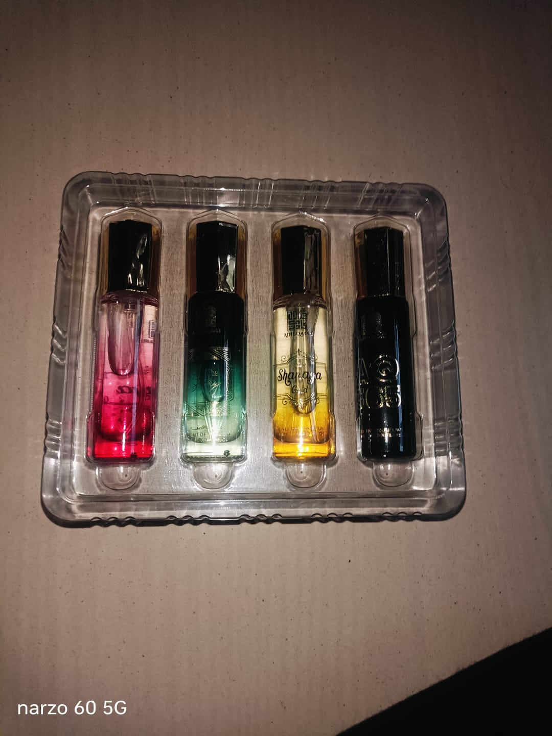 Customer photo review of Perfume Gift Set 4 Pcs Premium Perfume Spray
