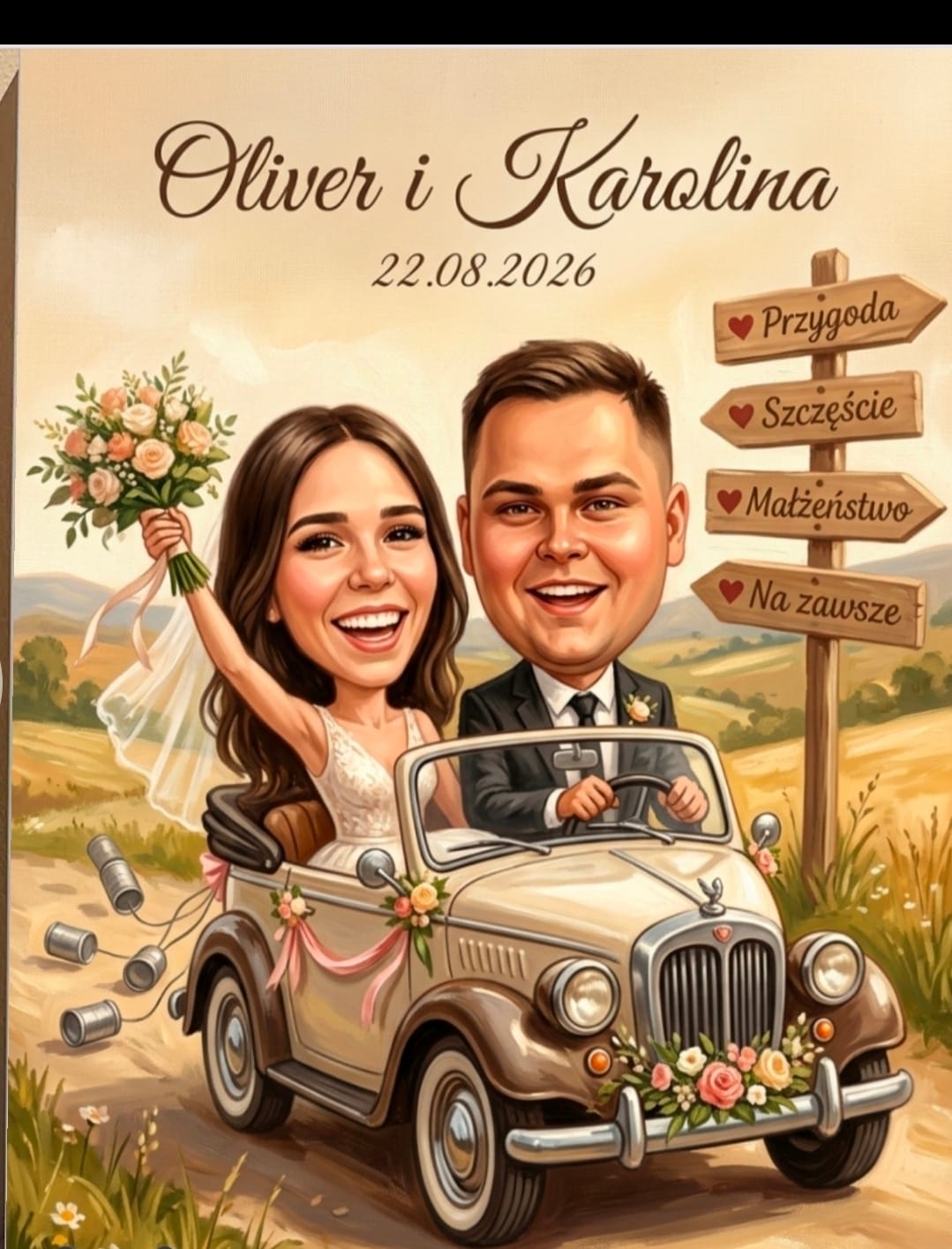 Customer photo review of Para Młoda #1 - Karykatura ze zdjęcia