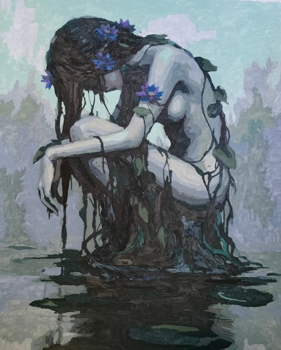 Customer photo review of Daughter of the Mire (Paint by Numbers)