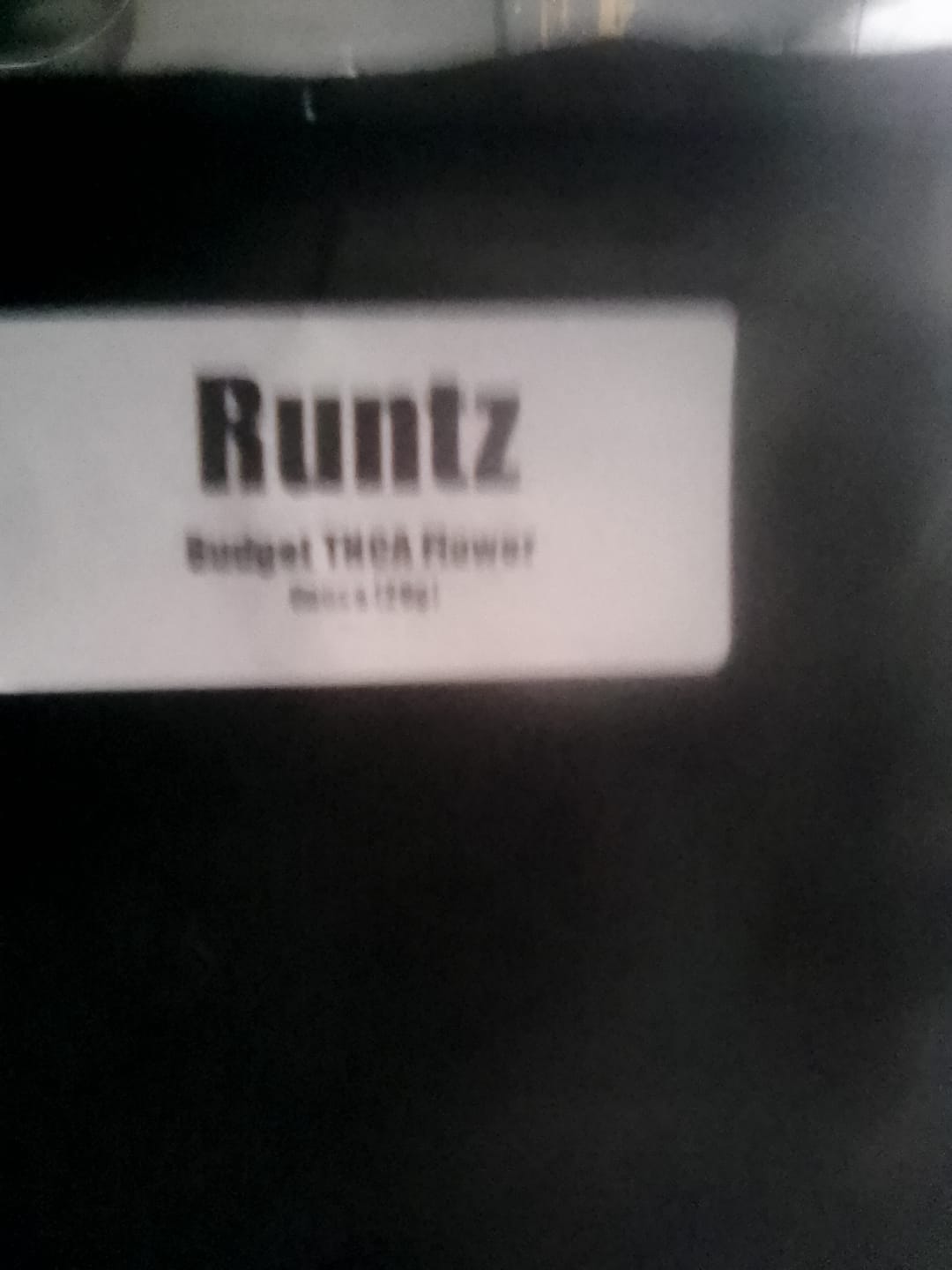 Customer photo review of Runtz THCA Flower (Budget)