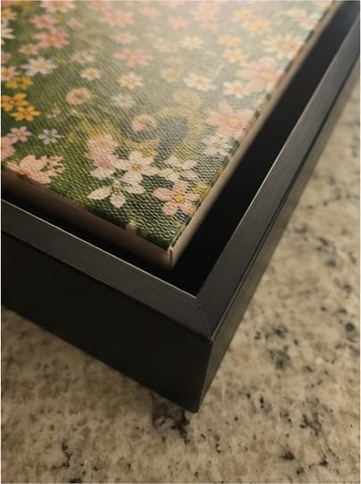 Customer photo review of Enchanted Garden Cottage Canvas Wall Art