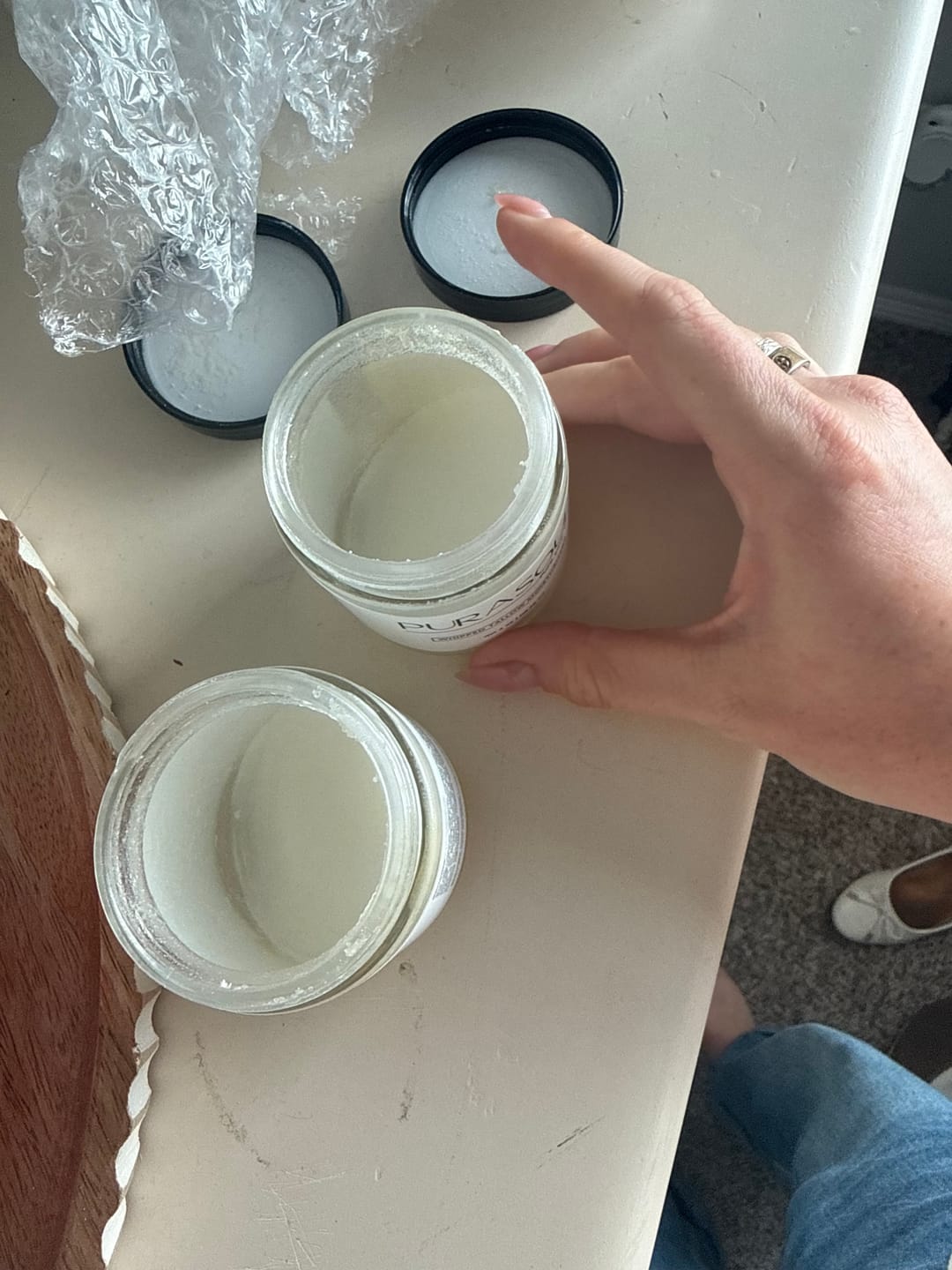 Customer photo review of Whipped Tallow Moisturizer
