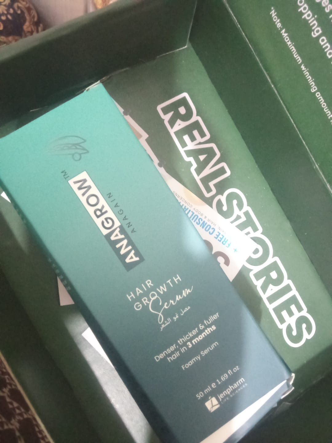 Customer photo review of Turmeric Glow Face Mask