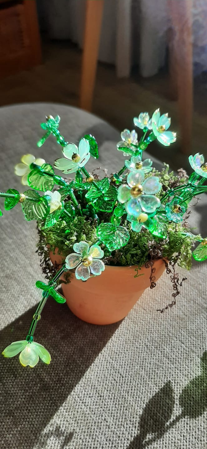 Customer photo review of Workshop: Maak je eigen kralenplantje (meest gekozen)