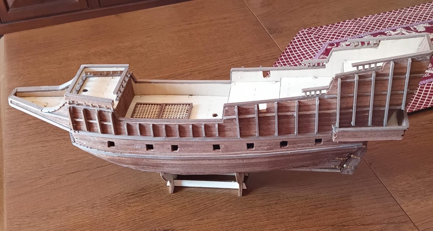 Customer photo review of Maqueta Barco Golden Hind