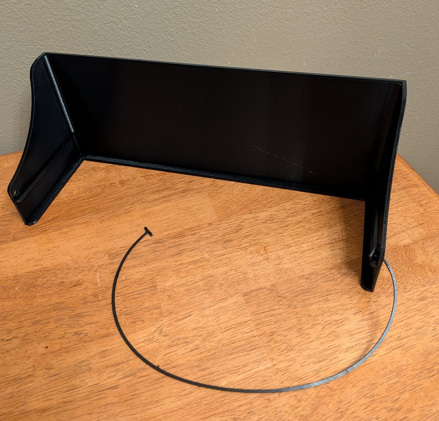 Customer photo review of Black PETG Filament 1.75mm 1kg