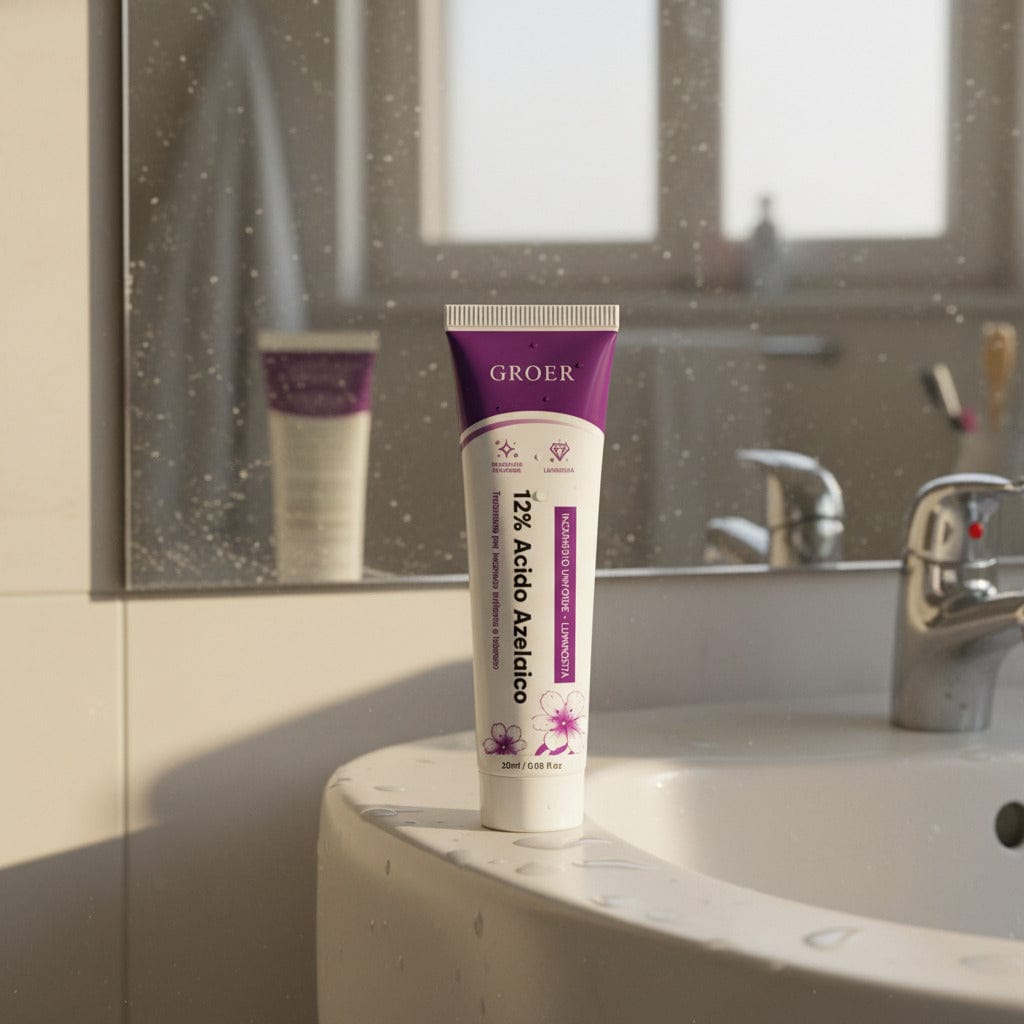 Customer photo review of Trattamento Viso Acido Azelaico 12% – Uniformante e Illuminante