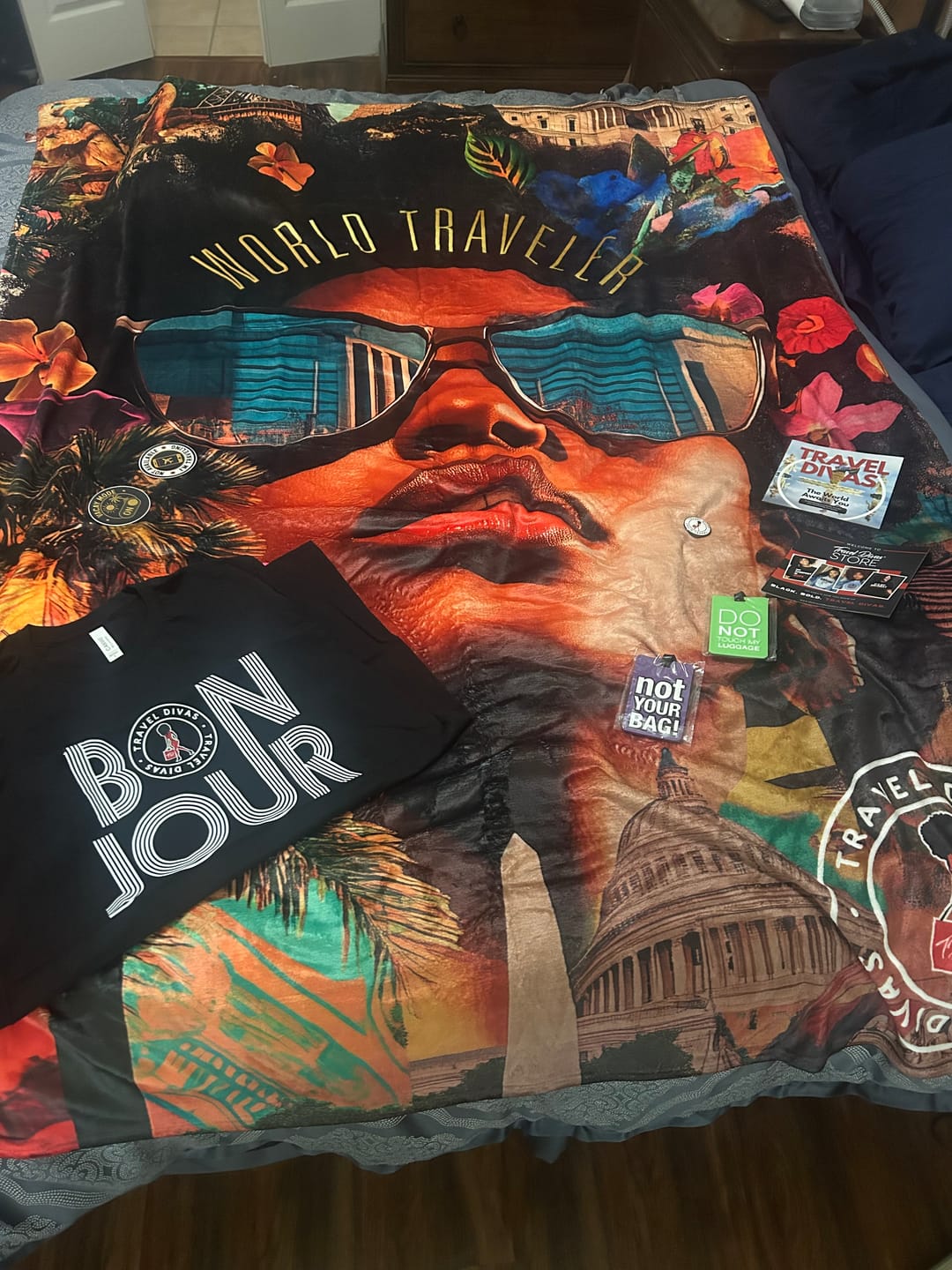 Customer photo review of World Traveler Soft Polyester Blanket