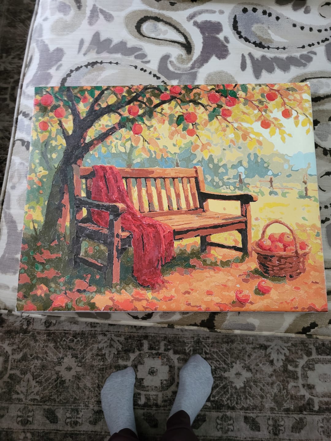 Customer photo review of Apple Orchard Afternoon