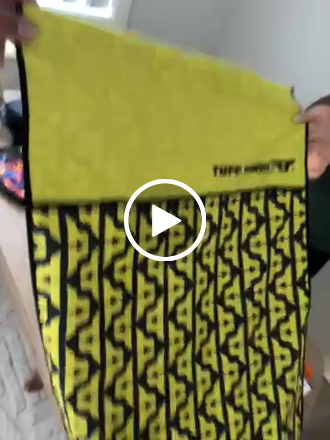Customer video review of Hooded Gym Towel