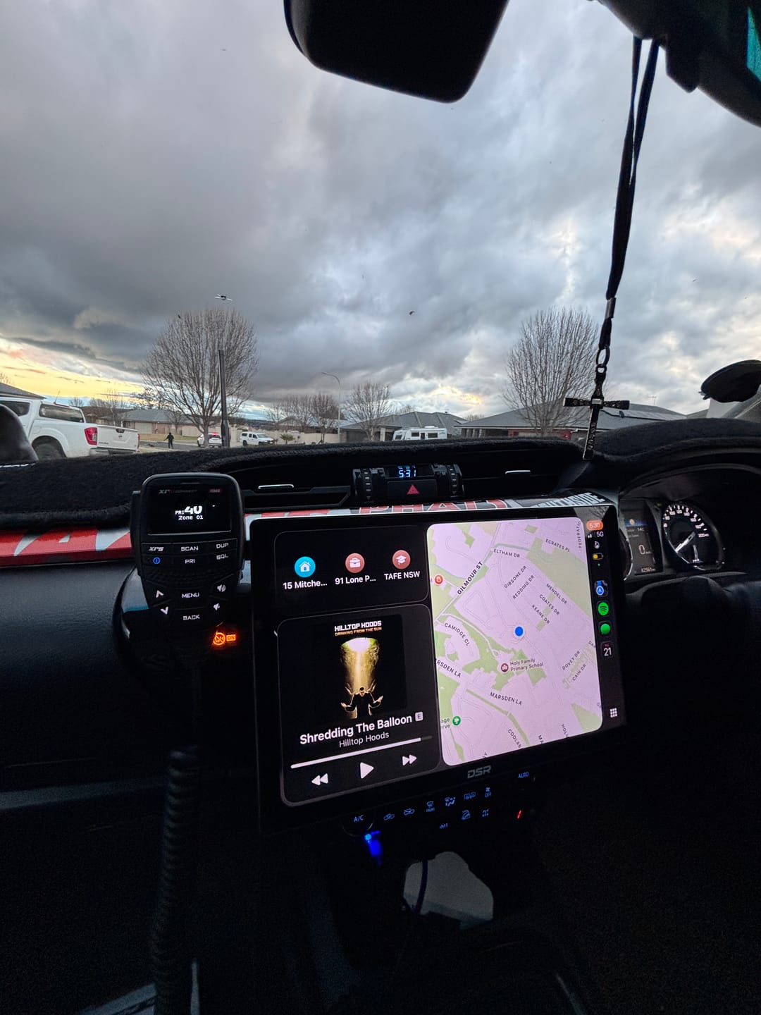 Customer photo review of Toyota Hilux N80 13 Inch DSR Head Unit