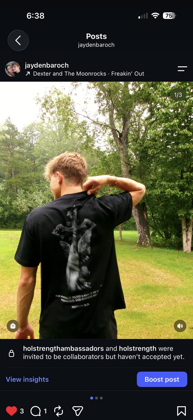 Customer photo review of Divine Angel Premium Oversized Tee