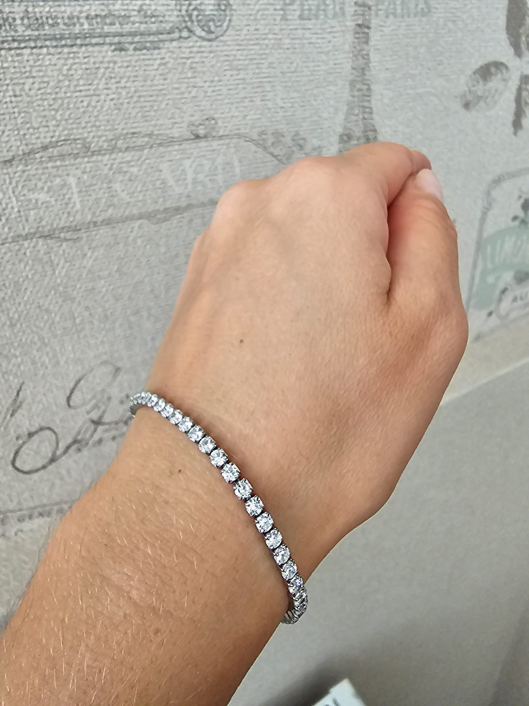 Customer photo review of Ava Silver Bracelet