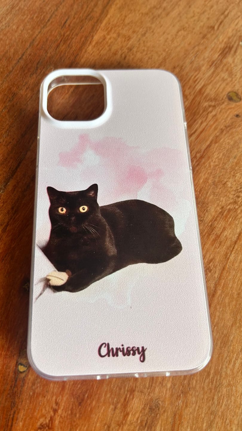 Customer photo review of Personalisierte Handyhülle - Wasserfarben