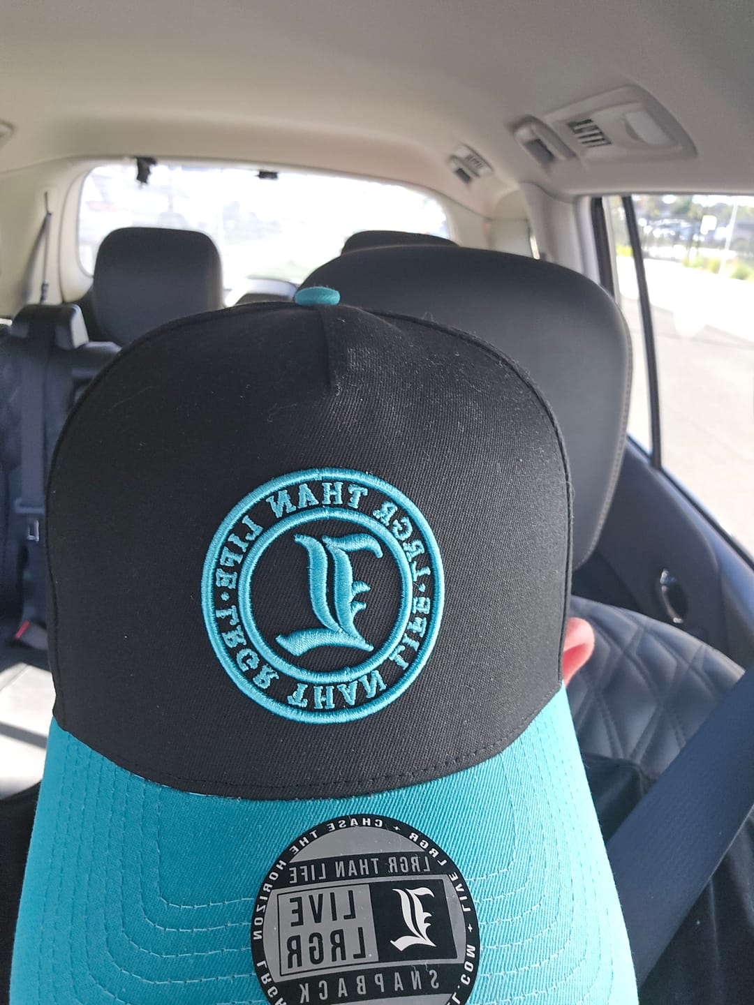 Customer photo review of A-FRAME HAT - BLACK TIFFANY