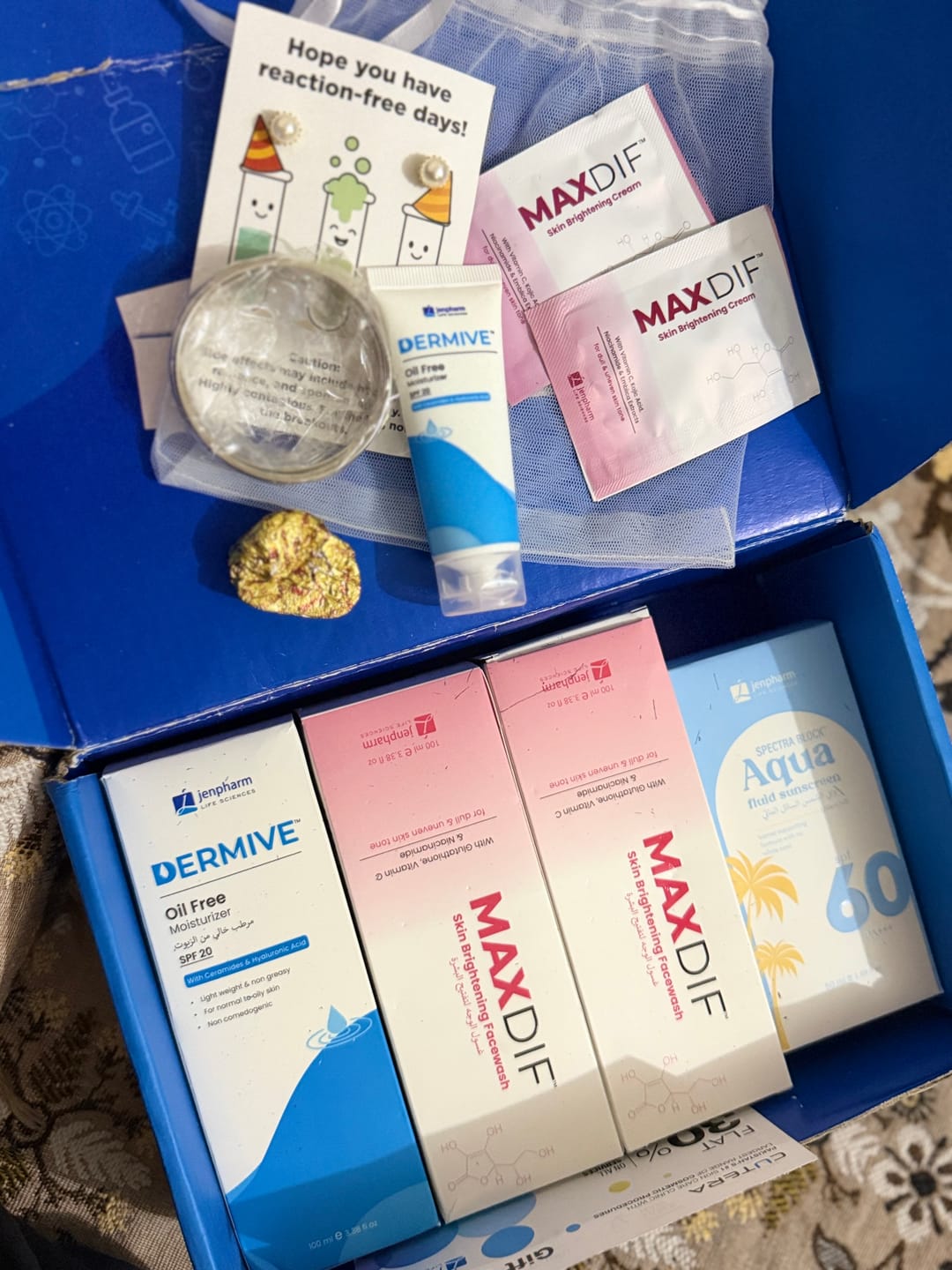 Customer photo review of Spectra Block Aqua Fluid Sunscreen SPF 60 PA+++