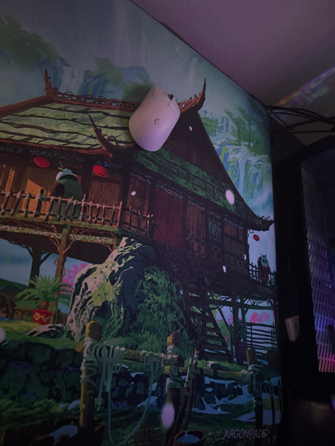 Customer photo review of Customizable Gaming Mousepad