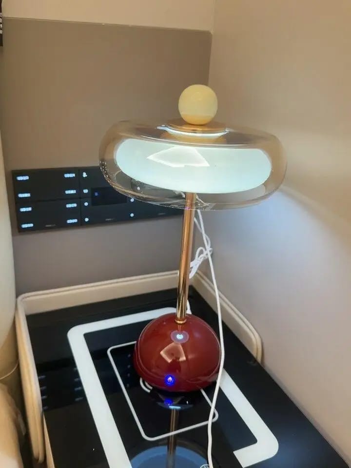 Customer photo review of New Modern Table Lamp for Bedroom Retro Cream Style Mushroom Design Rechargeable Desk Bedside