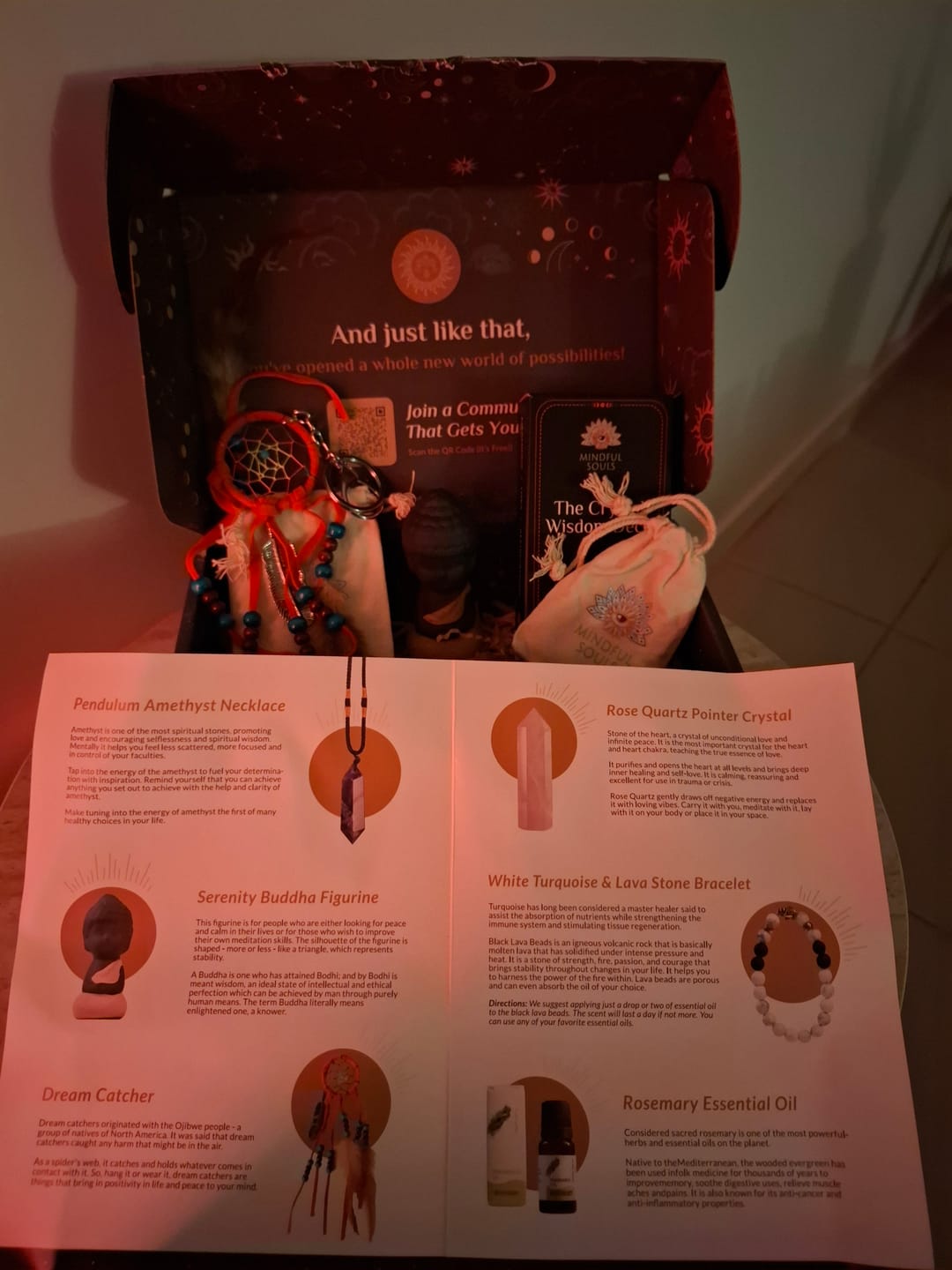 Customer photo review of Mindful Subscription Box