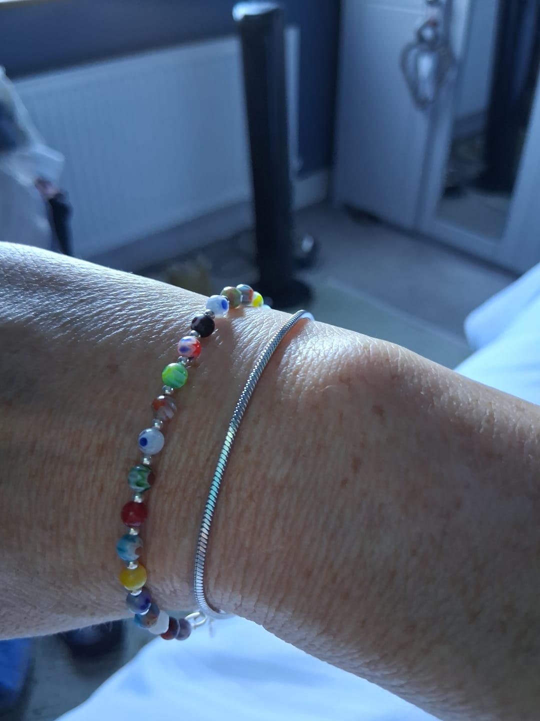 Customer photo review of Minimal Square Bracelet