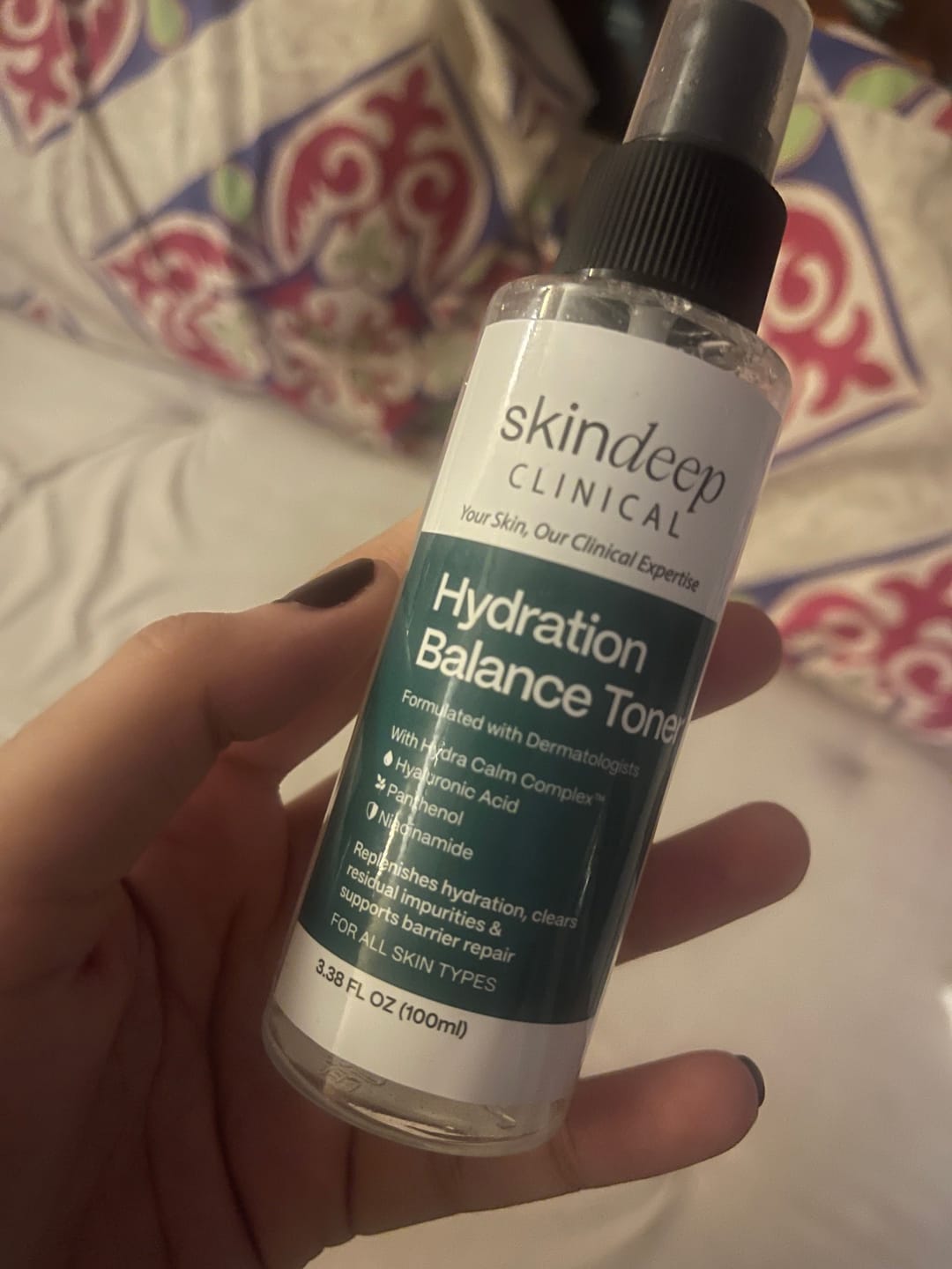 Customer photo review of Hydration Balance Toner