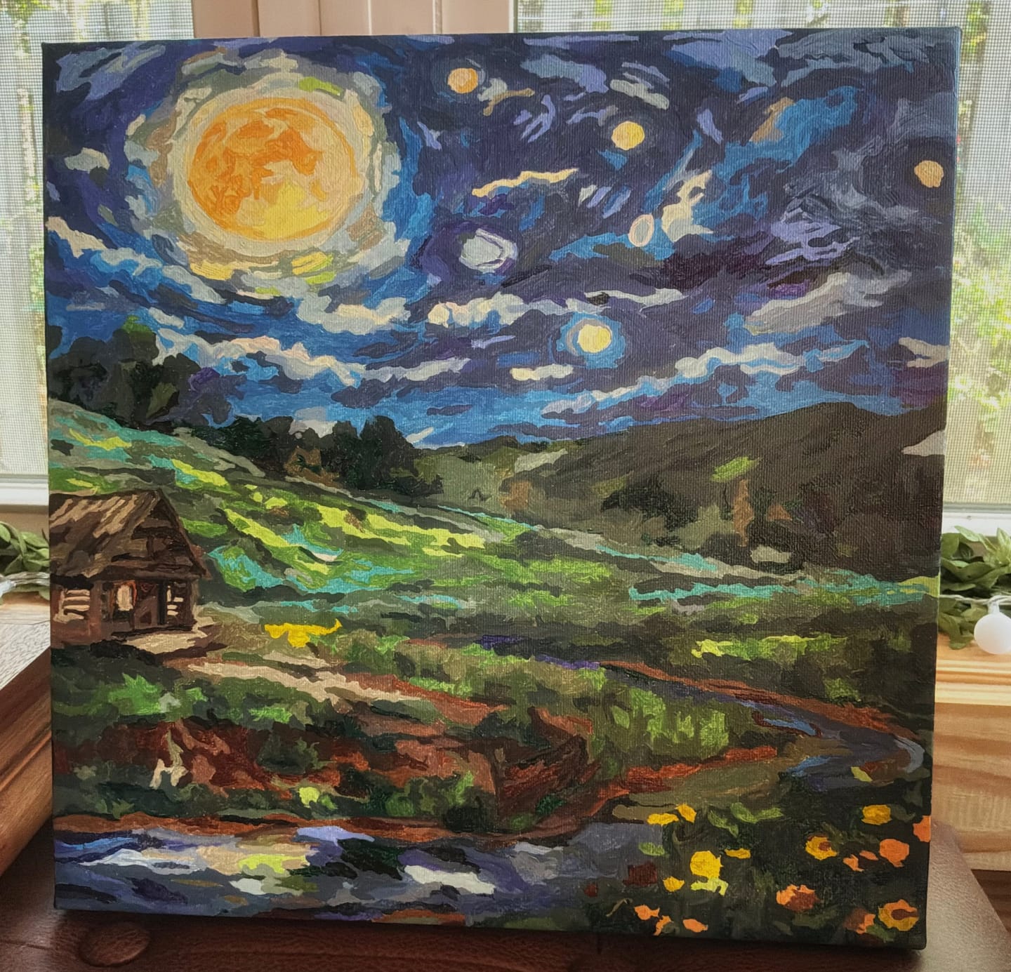 Customer photo review of Van Gogh's Dreamland (Paint by Numbers)
