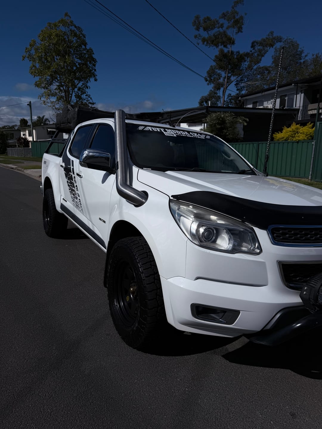 Customer photo review of Stainless Snorkel to suit Holden Colorado RG