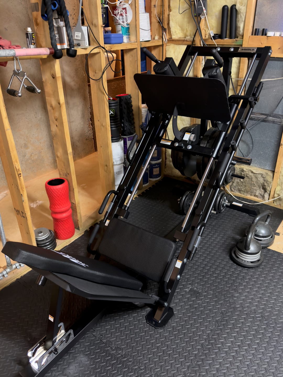 Customer photo review of 2-in-1 Leg Press Hack Squat Machine Combo DD10
