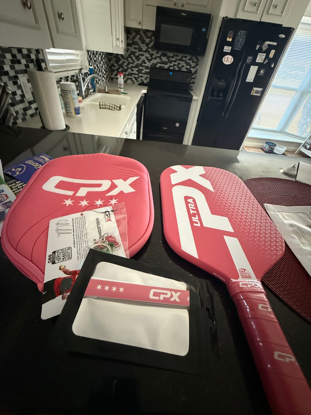 Customer photo review of CPX Mystery Pickleball Paddle