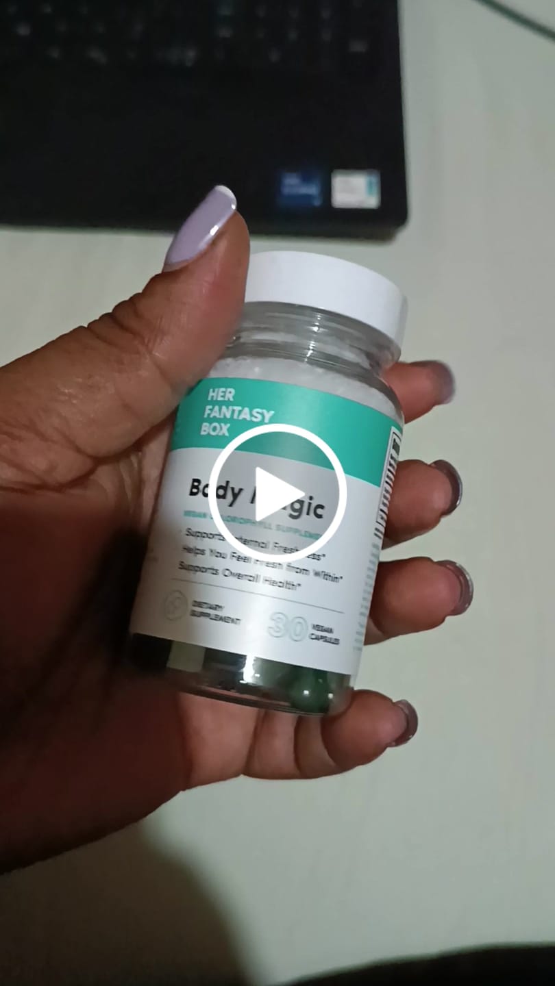 Customer video review of Body Magic Chlorophyll Pill for Feminine Odor - 3 pk