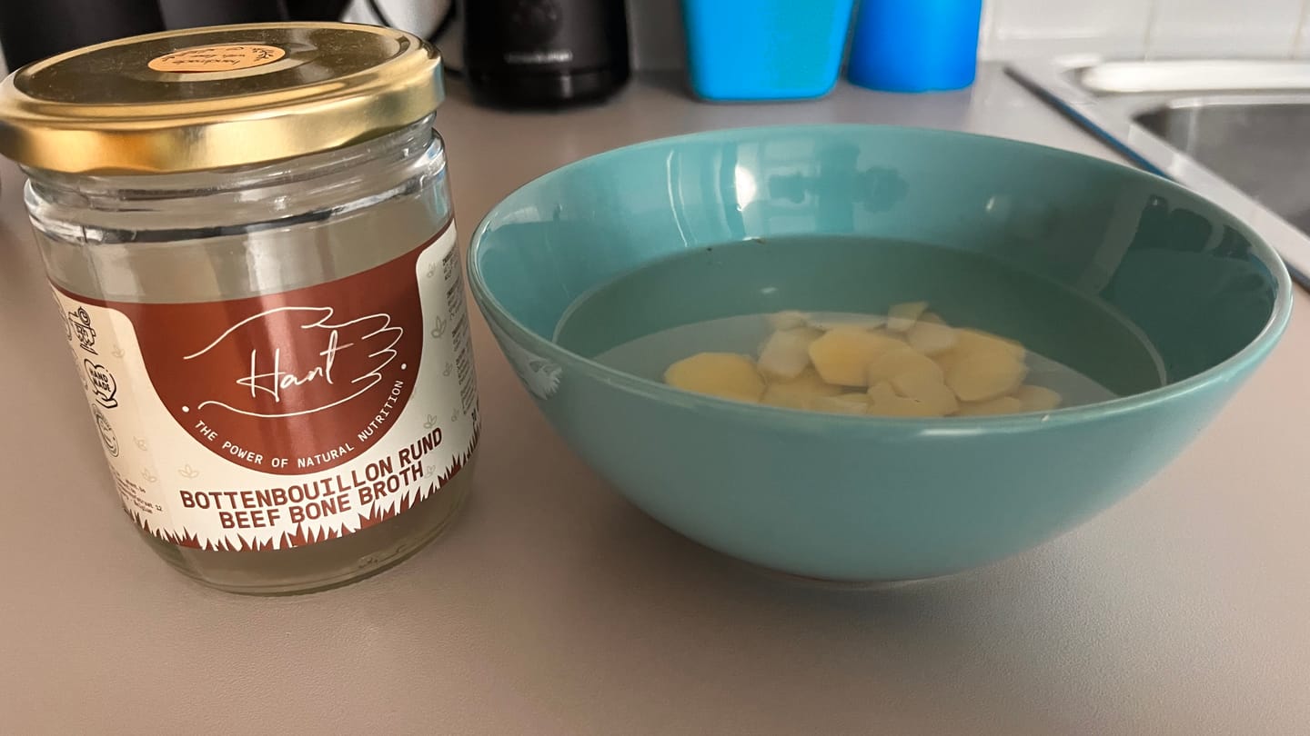 Customer photo review of Bottenbouillon - Rund - Bone Broth - Halal - Collageen - 400mL