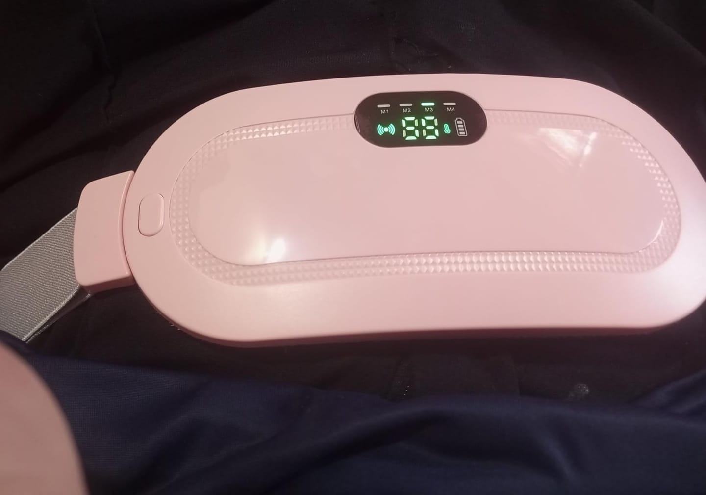 Customer photo review of Thermiva™ - Portable Cordless Heating & Vibration Belt for Menstrual Cramps