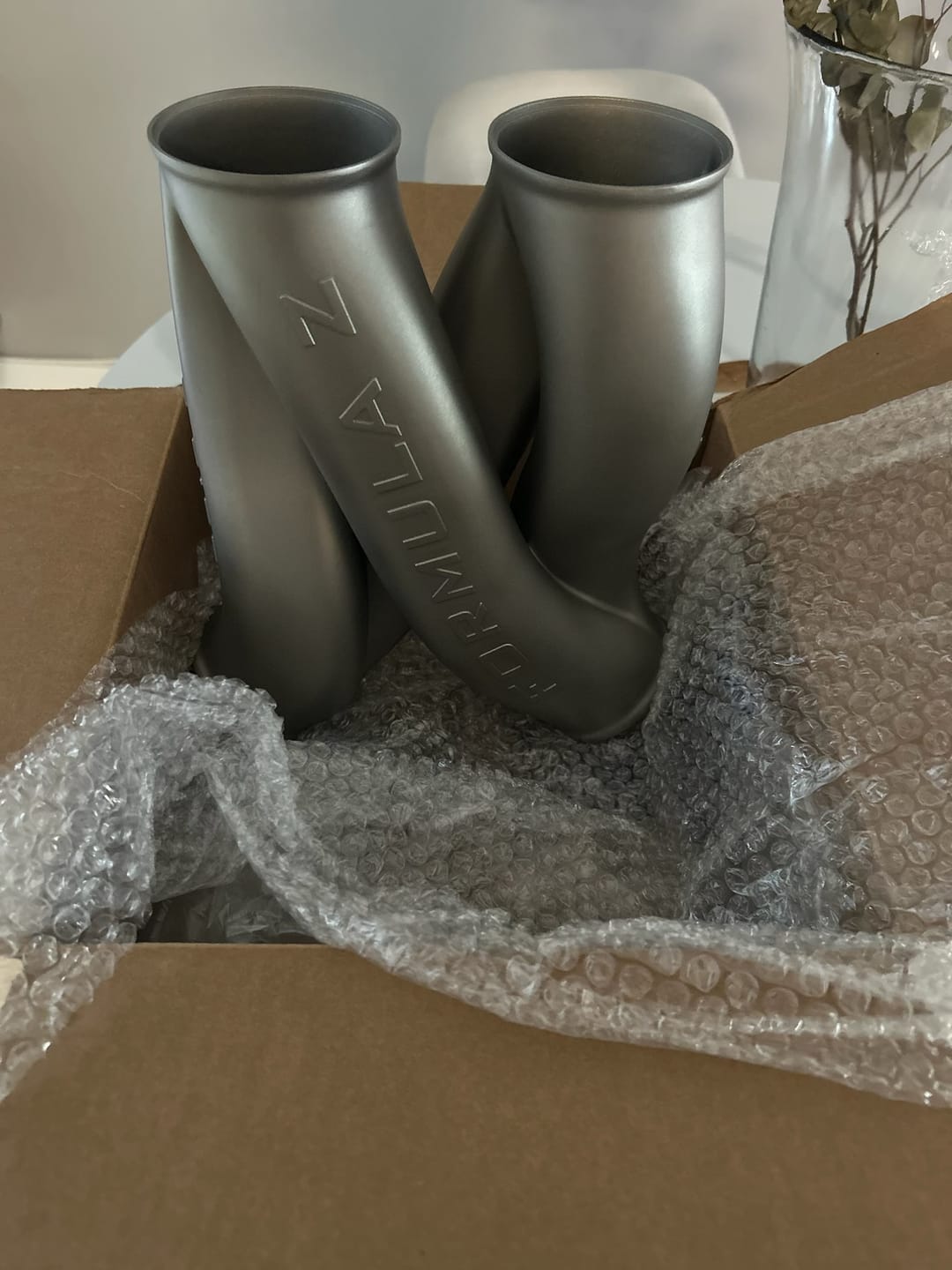 Customer photo review of Z-Pipe - 45° Inlet Classic Style - 3.500" ID Inlet/Outlet - 316L Stainless