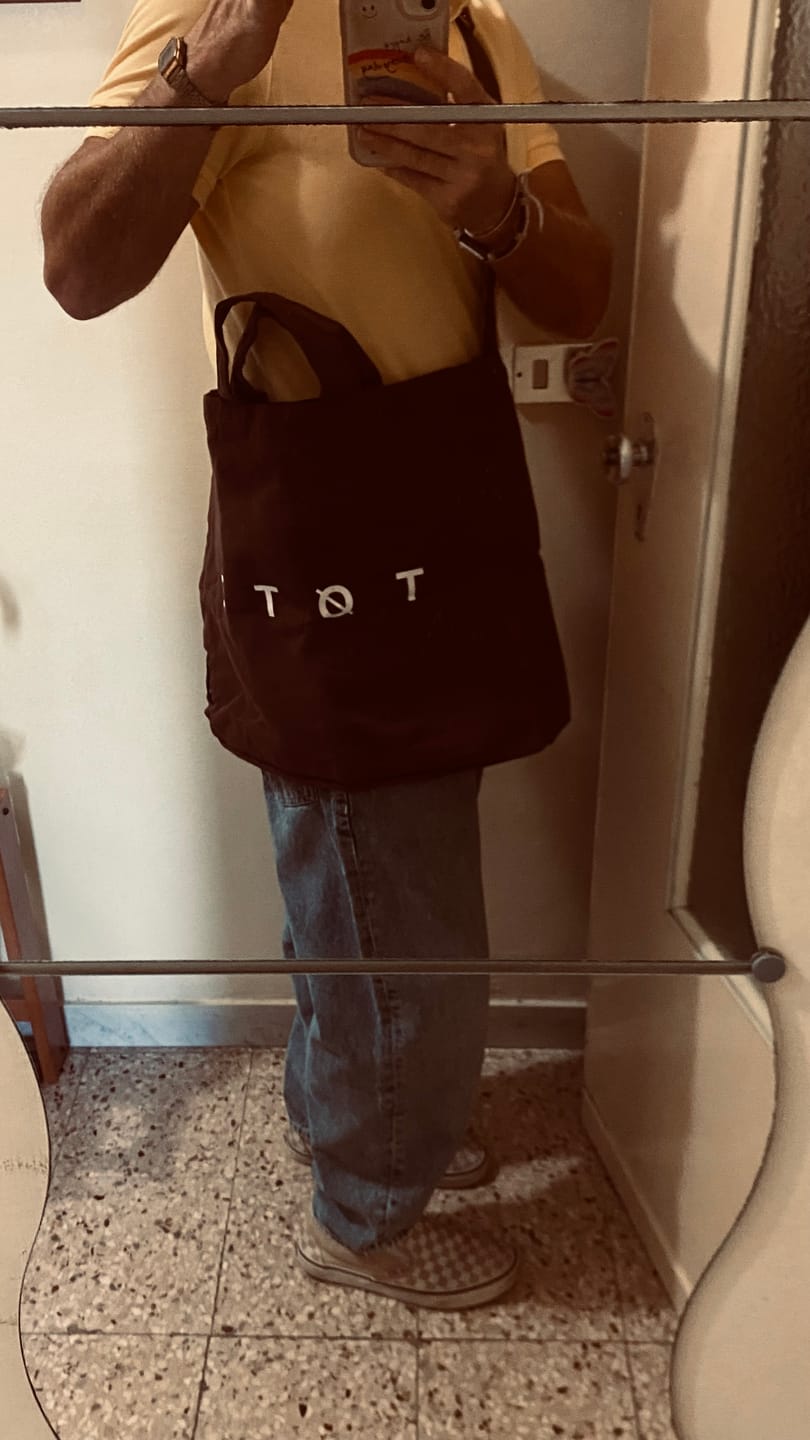 Customer photo review of Brown TØTE Bag