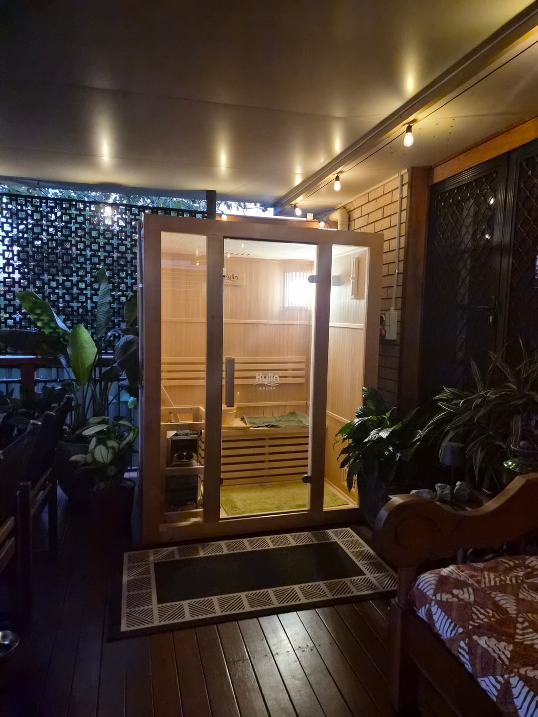 Customer photo review of Kylin Traditional Indoor Steam Sauna Room 2 Person QD-EA3