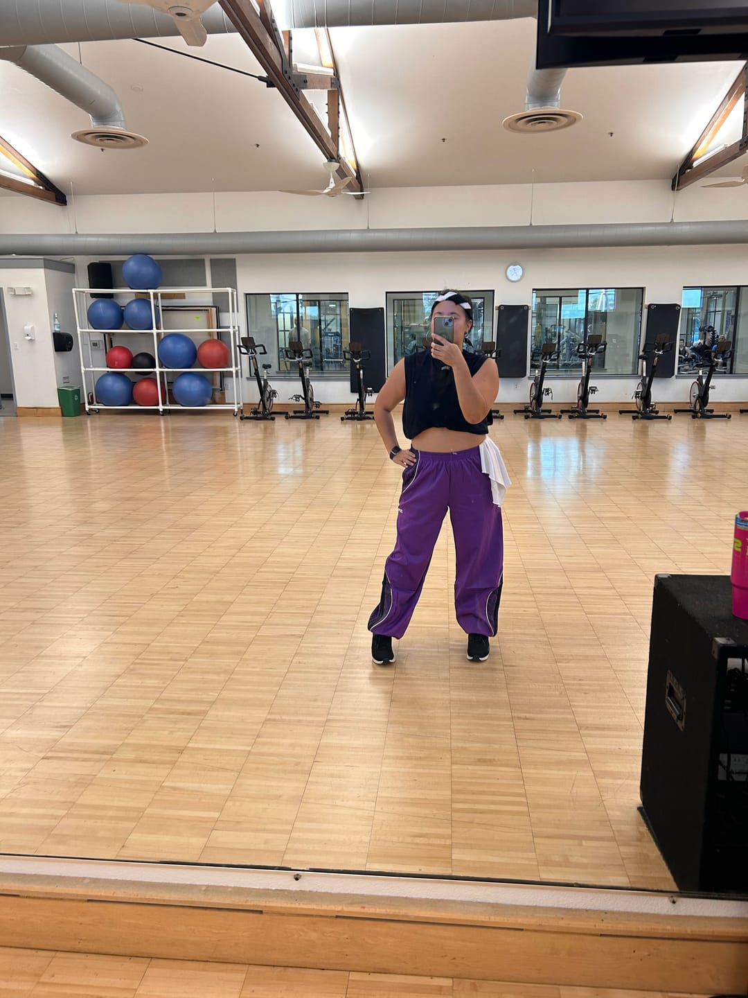 Customer photo review of Rock 'n' Roll Curvy Track Pants