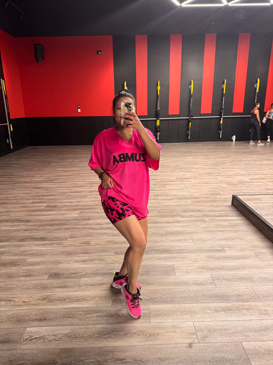 Customer photo review of Ultrabright High Waisted ZW Biker Shorts
