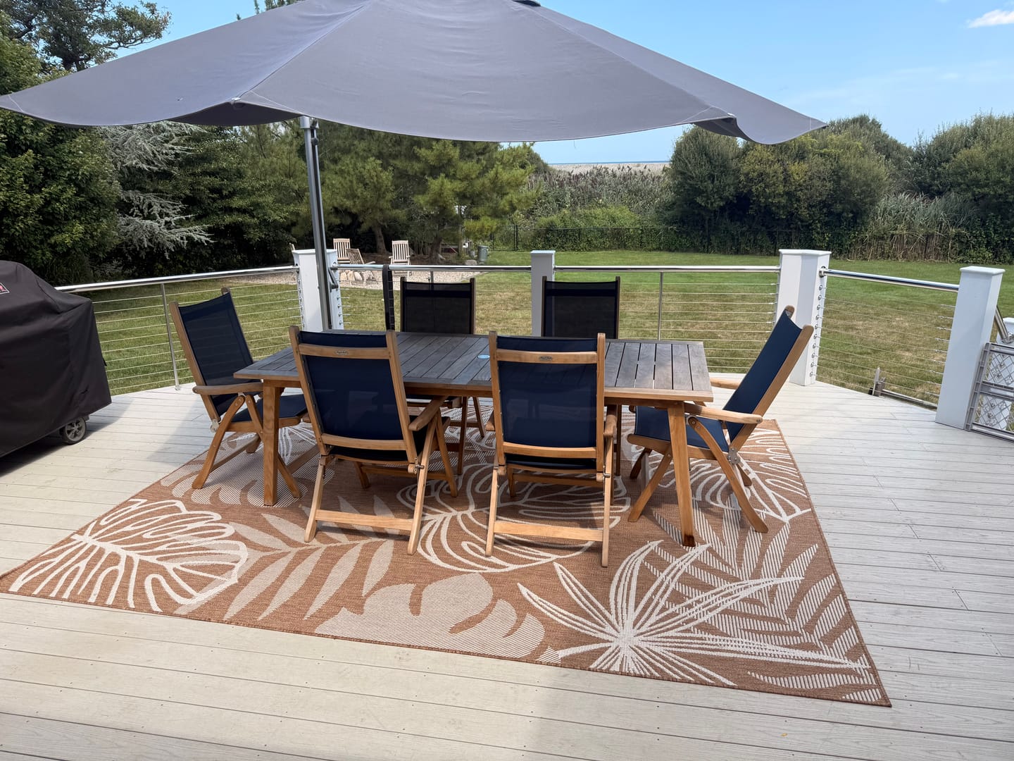 Customer photo review of Canopy Indoor/Outdoor Rug - Brown