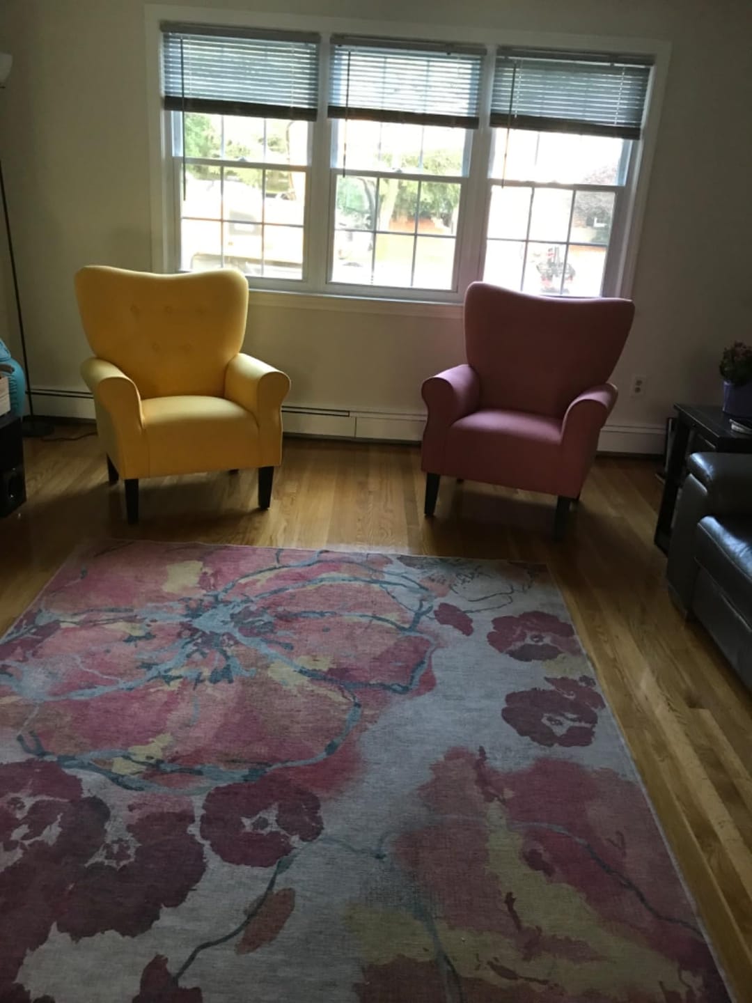Customer photo review of Allston High Back Upholstered Accent Armchair