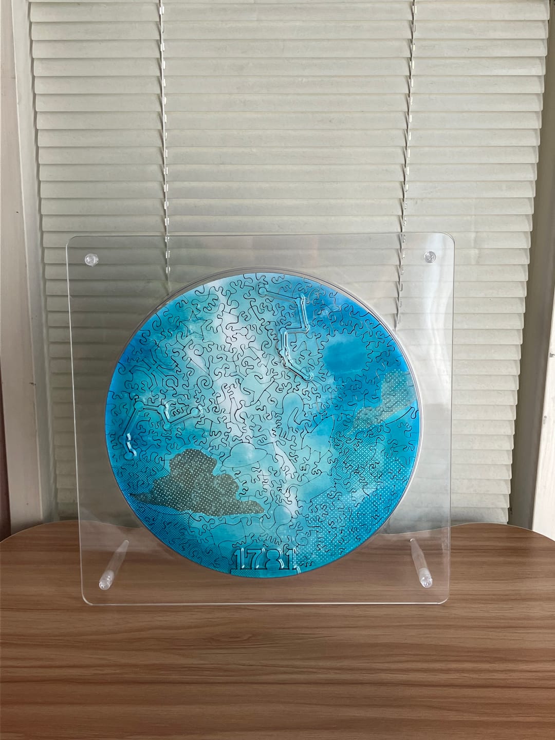 Customer photo review of 宇宙の破片 URANUS 天王星と専用フレームセット
