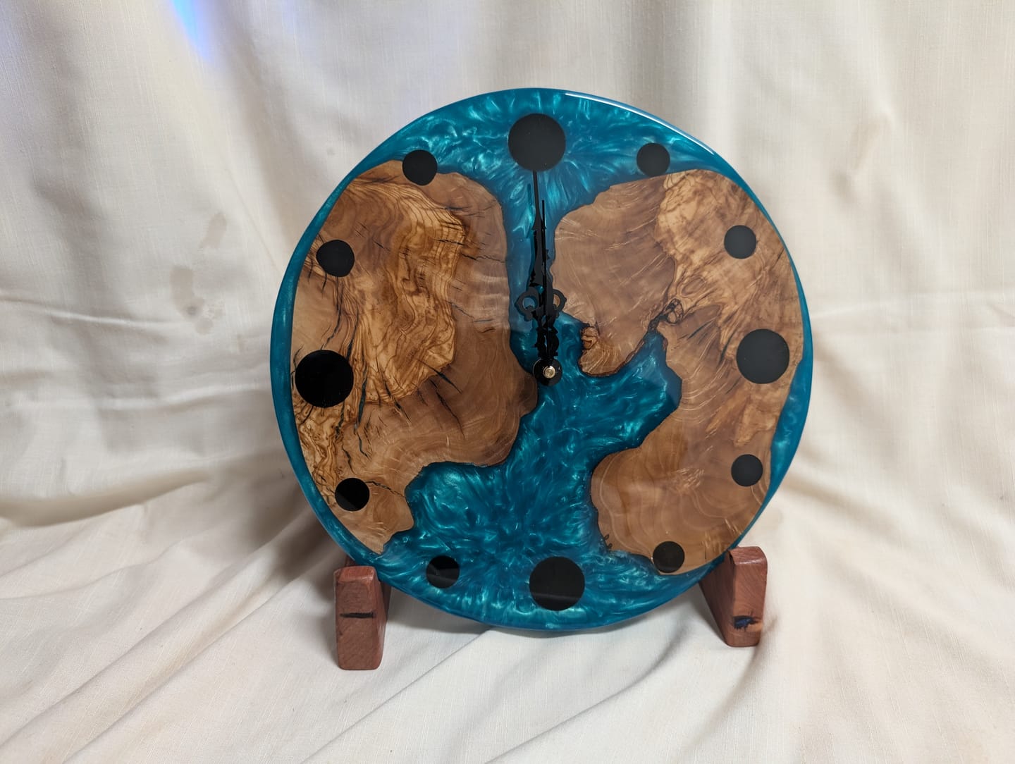 Customer photo review of 12" Circle + Clock Dials Style 3 Acrylic Router Template