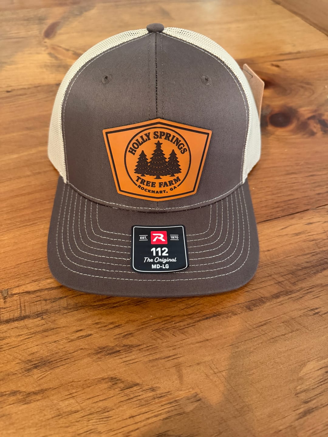 Customer photo review of Richardson 112 Custom Leather Patch Hats